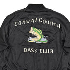 1980's SPORTSMASTER BASS FISHING CLUB NYLON JACKET ... XL