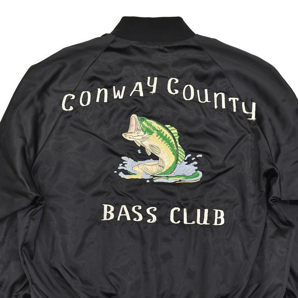 1980's SPORTSMASTER BASS FISHING CLUB NYLON JACKET ... XL