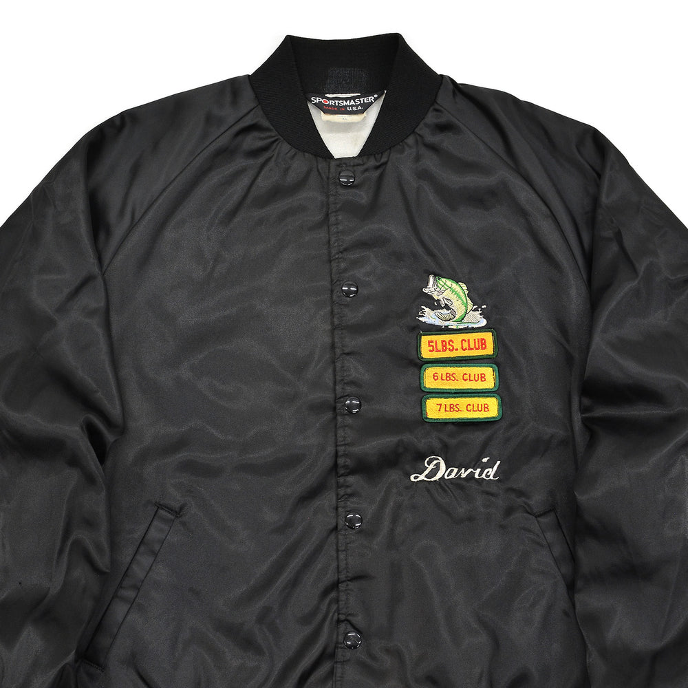 1980's SPORTSMASTER BASS FISHING CLUB NYLON JACKET ... XL