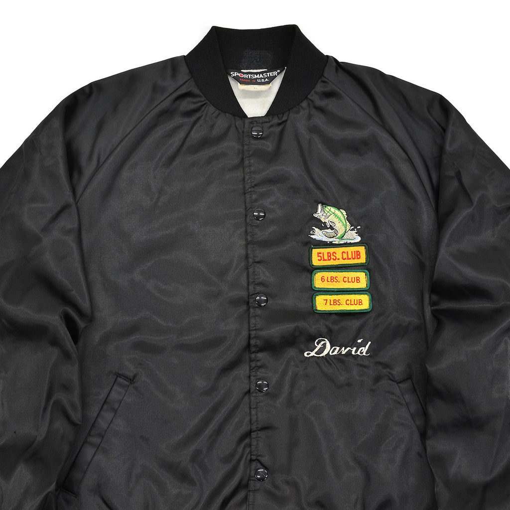1980's SPORTSMASTER BASS FISHING CLUB NYLON JACKET ... XL