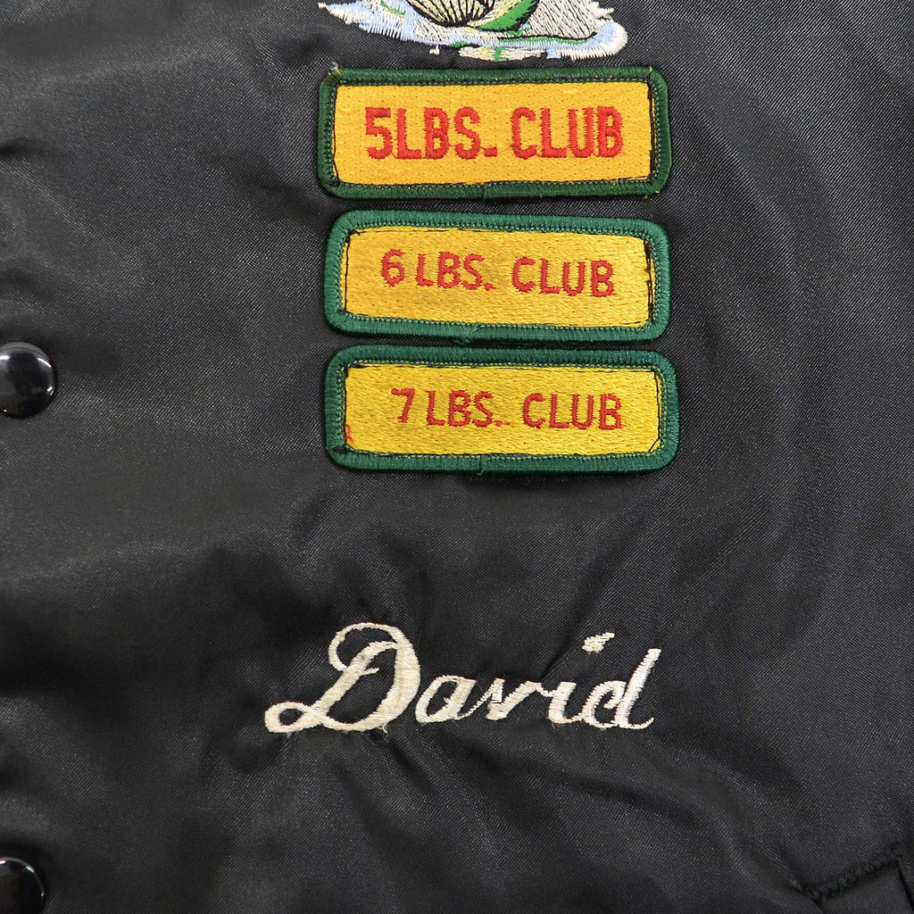 1980's SPORTSMASTER BASS FISHING CLUB NYLON JACKET ... XL