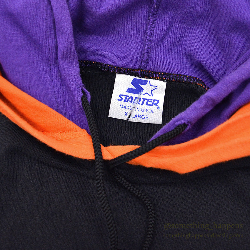 1990's STARTER THREE-TONE L/S HOODIE...XL