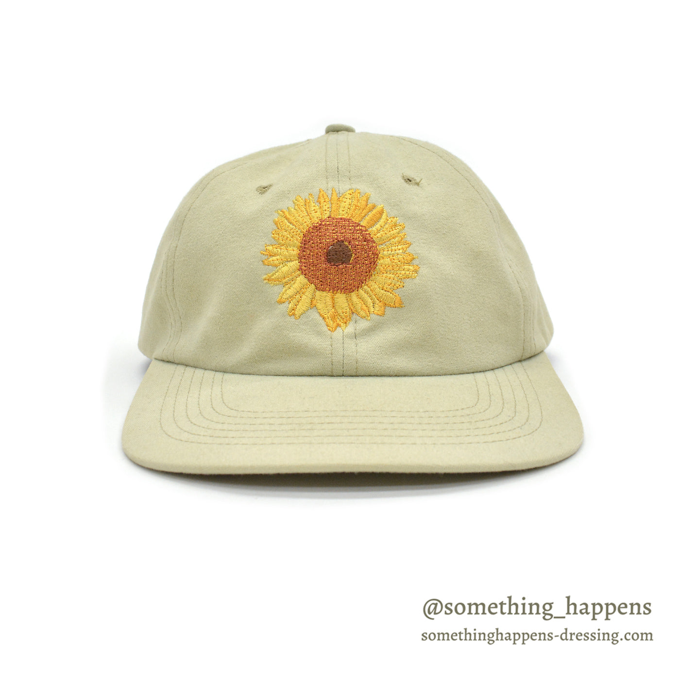 1990's DEADSTOCK STUDIO Q SUN FLOWER ART EMBROIDERED CAP / RARE ...