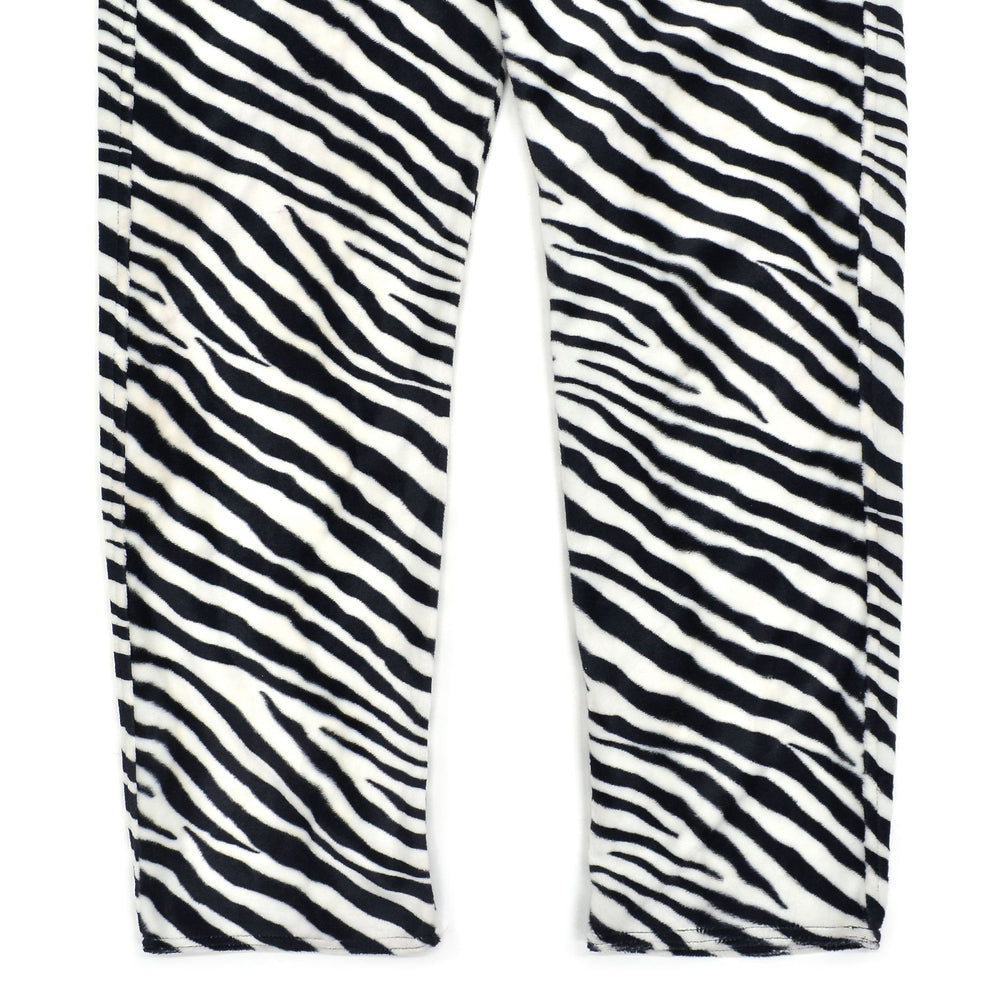 ~2000s STUDIO XTC ZEBRA PATTERN RAYON FACE PANTS ... M