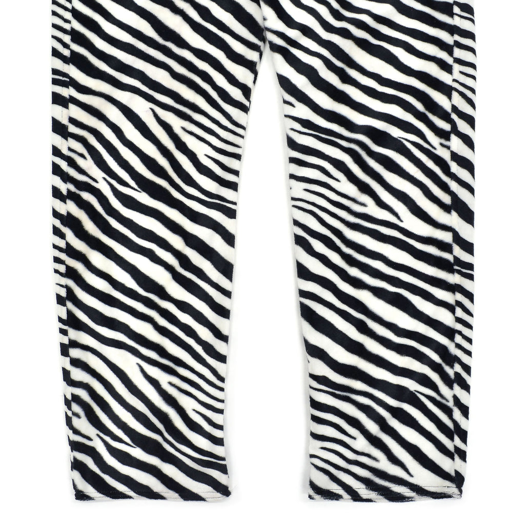 ~2000s STUDIO XTC ZEBRA PATTERN RAYON FACE PANTS ... M