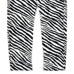 ~2000s STUDIO XTC ZEBRA PATTERN RAYON FACE PANTS ... M