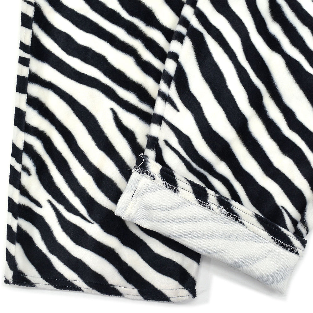 ~2000s STUDIO XTC ZEBRA PATTERN RAYON FACE PANTS ... M