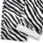 ~2000s STUDIO XTC ZEBRA PATTERN RAYON FACE PANTS ... M