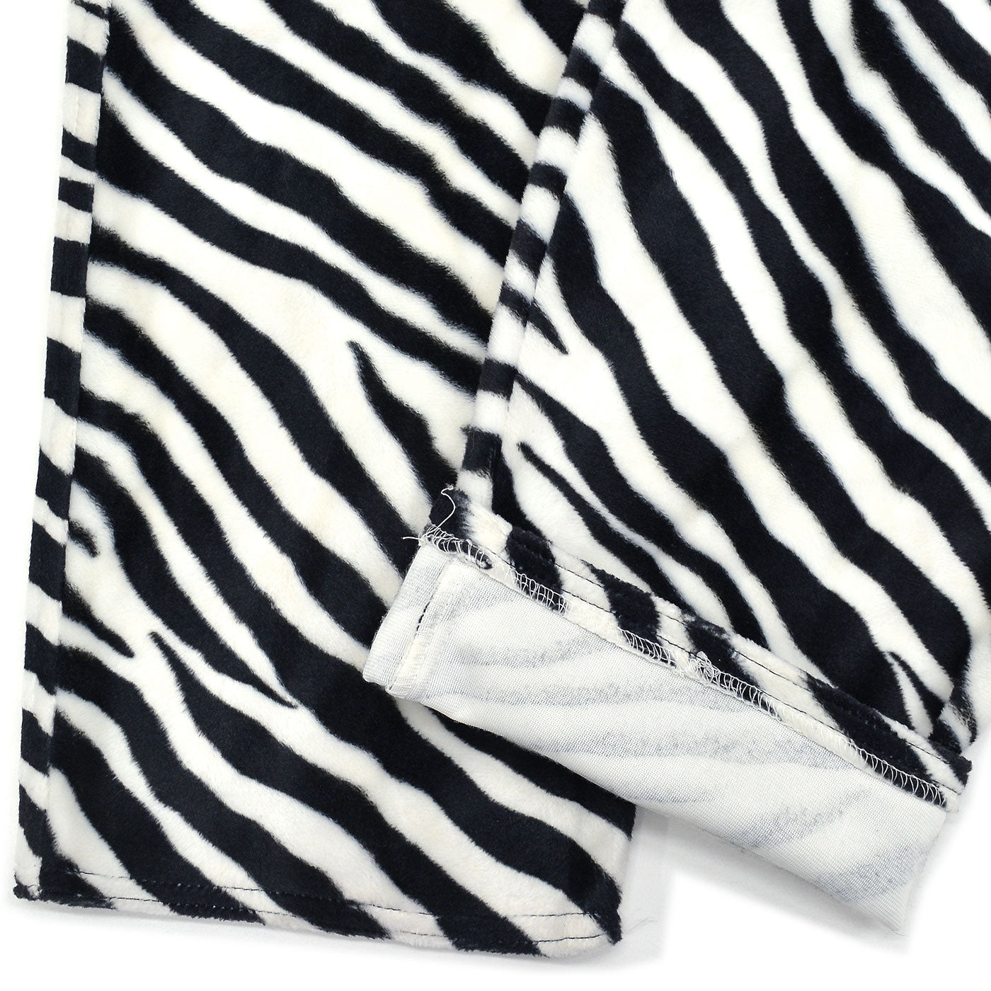 ~2000s STUDIO XTC ZEBRA PATTERN RAYON FACE PANTS ... M