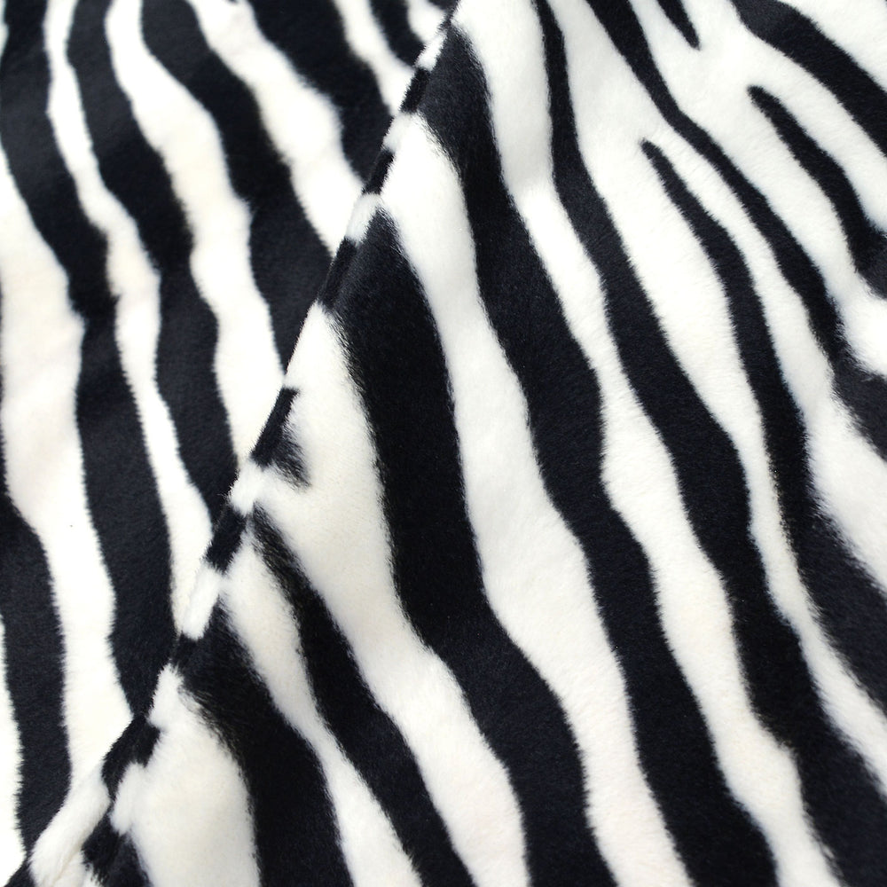 ~2000s STUDIO XTC ZEBRA PATTERN RAYON FACE PANTS ... M