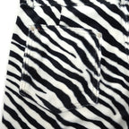 ~2000s STUDIO XTC ZEBRA PATTERN RAYON FACE PANTS ... M