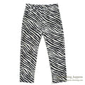 ~2000s STUDIO XTC ZEBRA PATTERN RAYON FACE PANTS ... M
