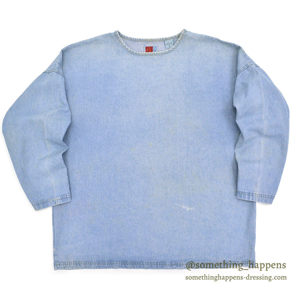 1990's SUNBELT DENIM PULLOVER SHIRT ... XL
