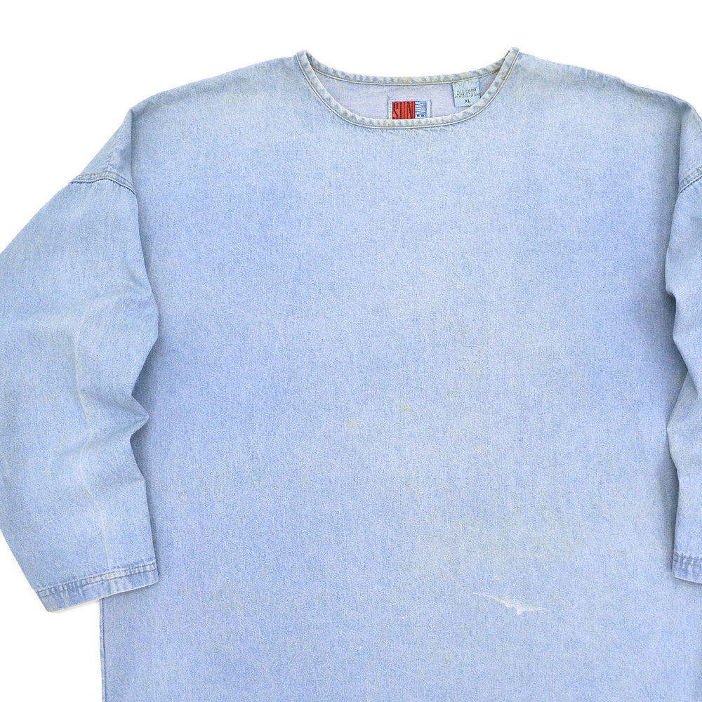 1990's SUNBELT DENIM PULLOVER SHIRT... XL