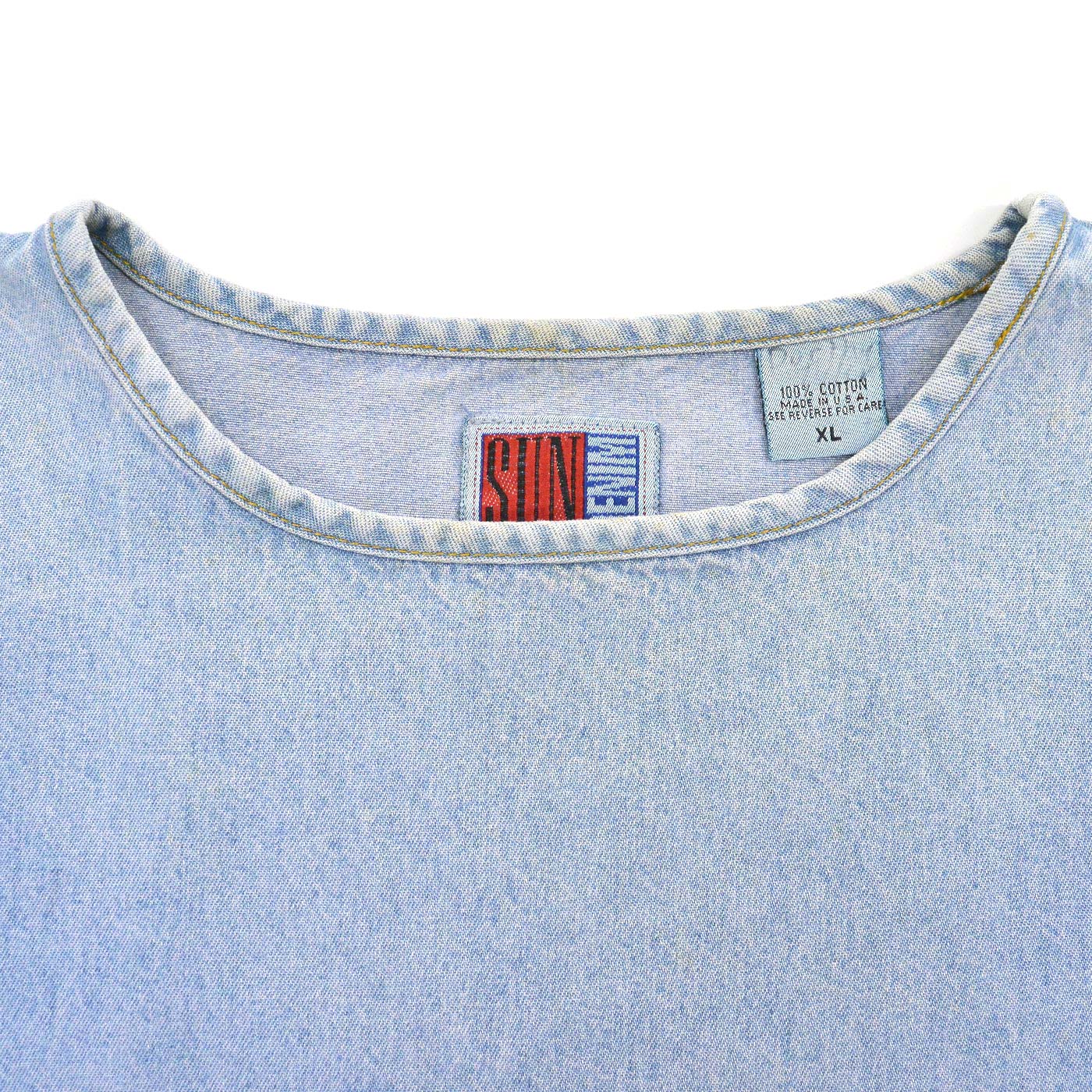 1990's SUNBELT DENIM PULLOVER SHIRT ... XL