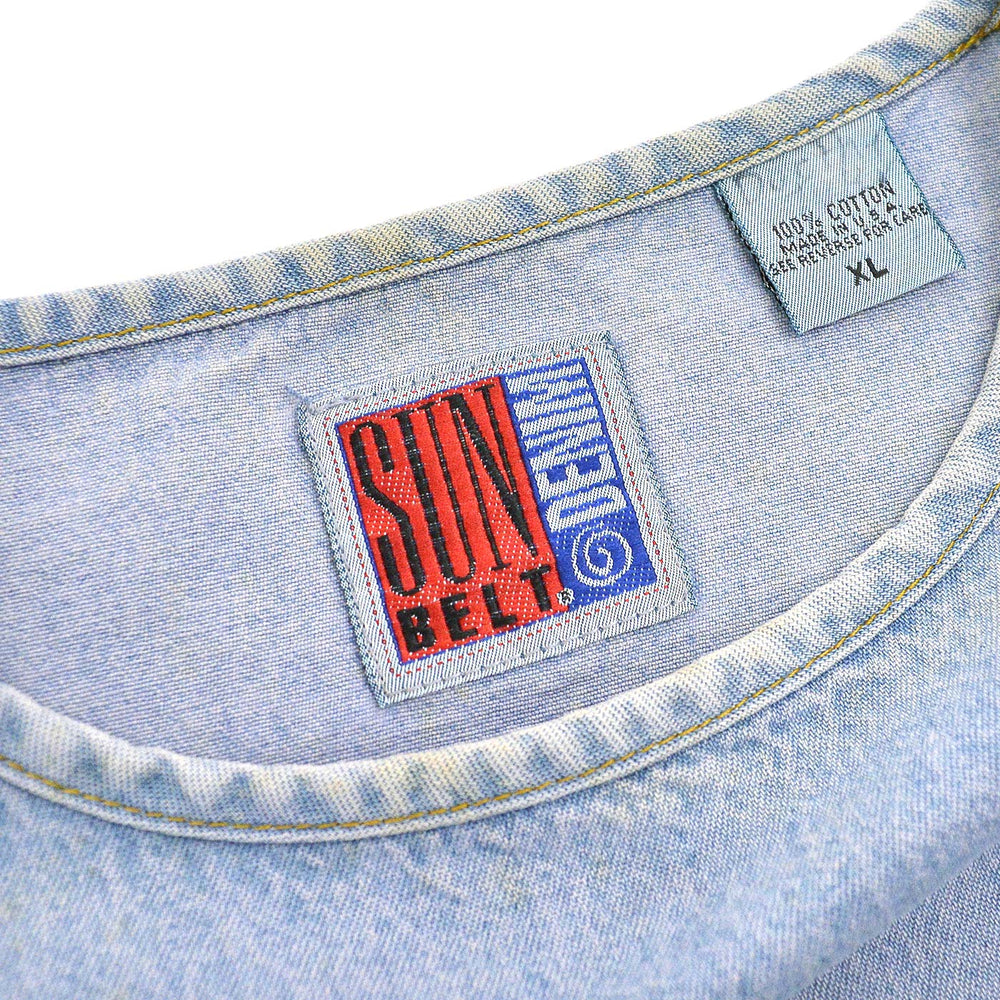 1990's SUNBELT DENIM PULLOVER SHIRT... XL