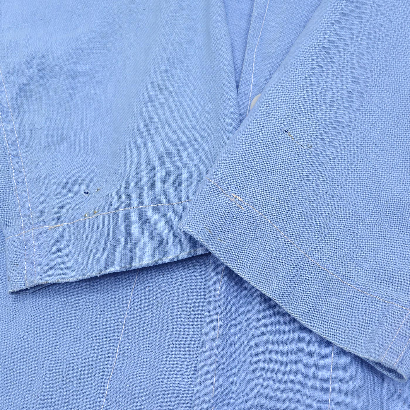 ~1950s NEW SYSTEM LAUNDRY LIGHT BLUE WORK COAT ... 42