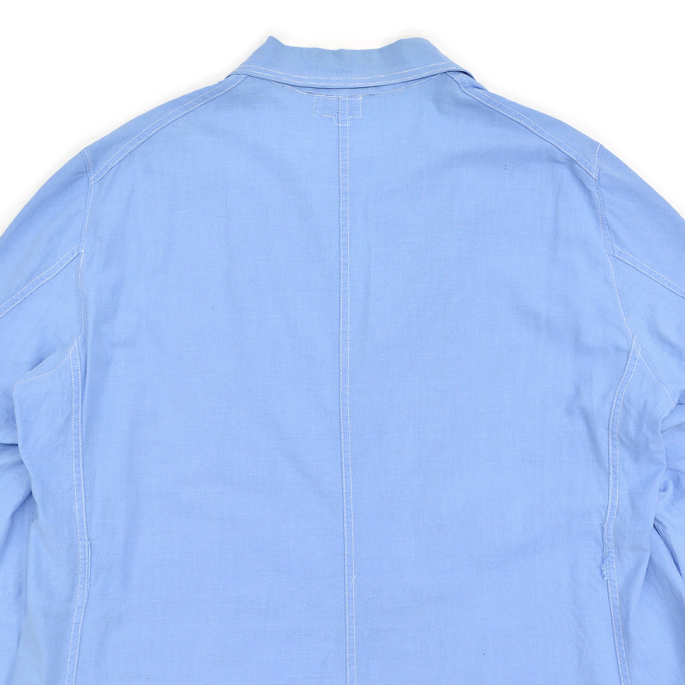 ~1950's NEW SYSTEM LAUNDRY LIGHT BLUE WORK COAT ... 42