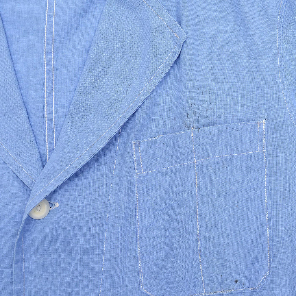 ~1950s NEW SYSTEM LAUNDRY LIGHT BLUE WORK COAT ... 42