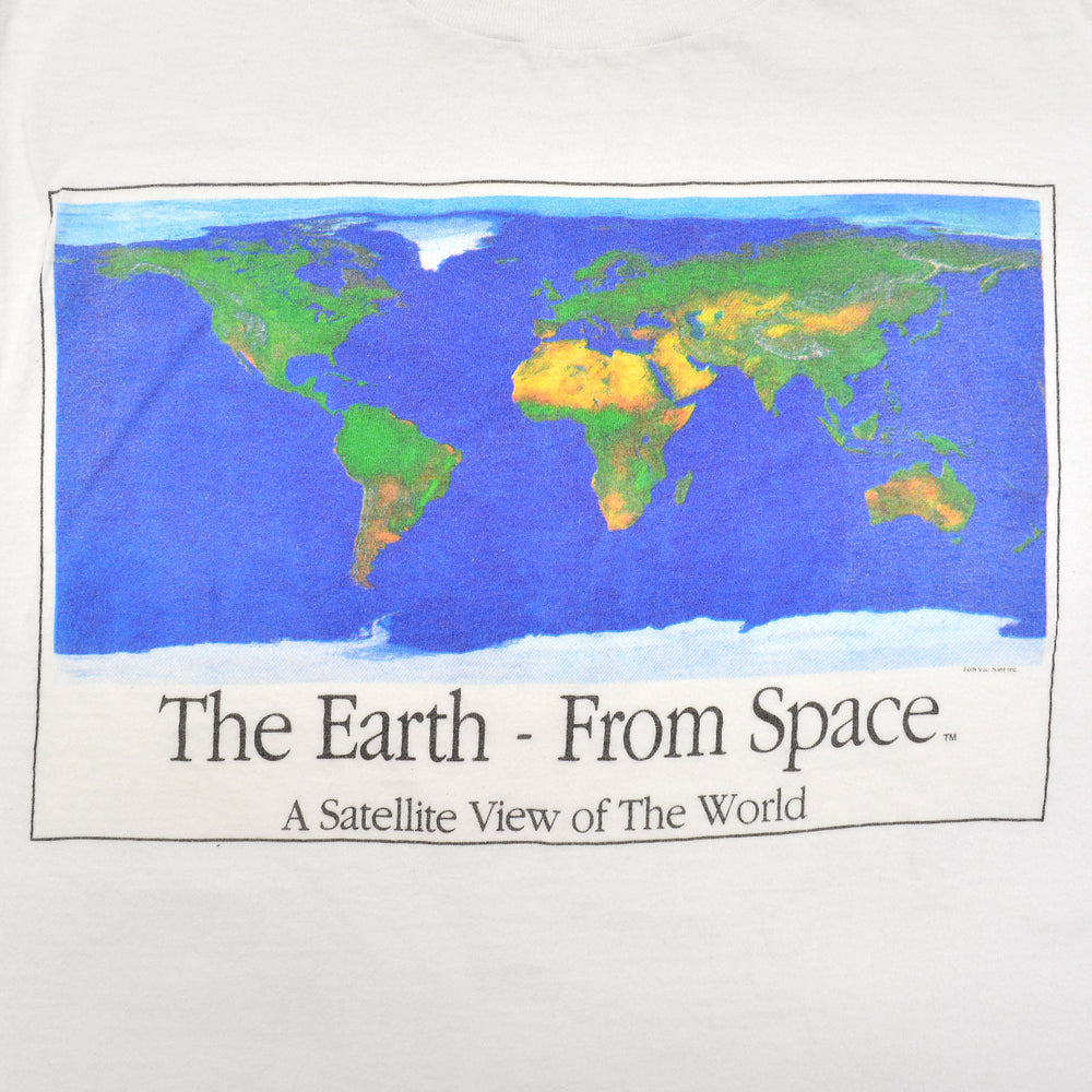 1990s ONEITA THE EARTH FROM SPACE T-SHIRT ... L