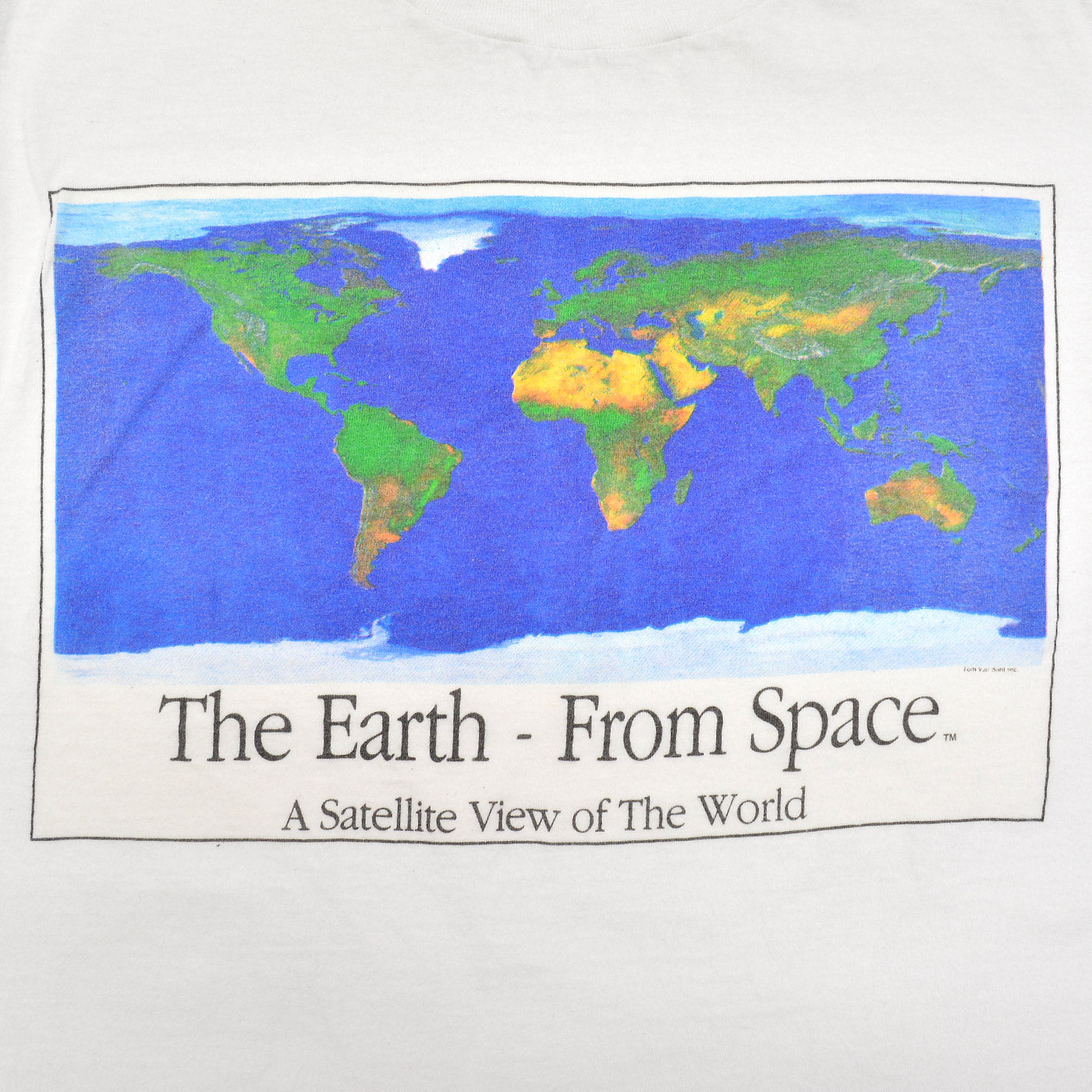 1990s ONEITA THE EARTH FROM SPACE T-SHIRT ... L