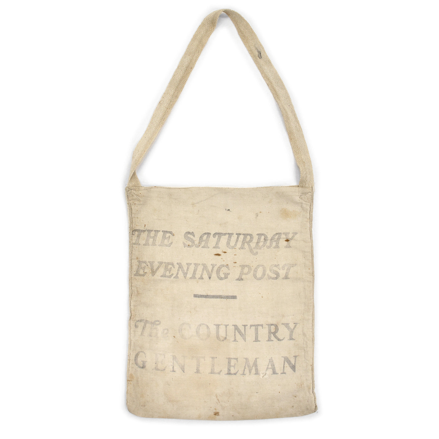 ~1930's THE SATURDAY EVENING POST DELIVERY BAG / EXTREMELY RARE ...