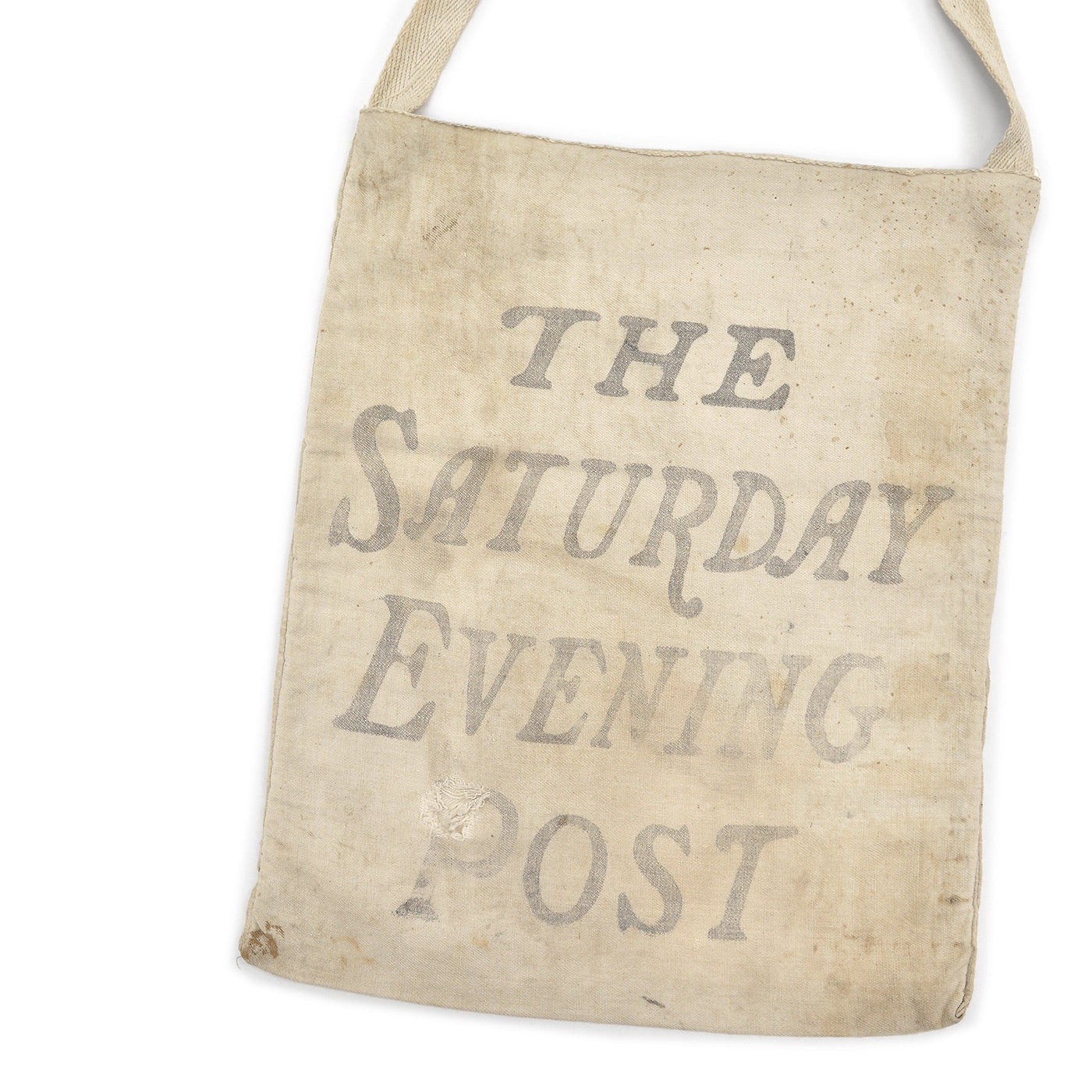 ~1930's THE SATURDAY EVENING POST DELIVERY BAG / EXTREMELY RARE ...