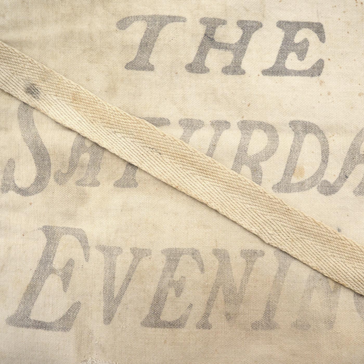 ~1930's THE SATURDAY EVENING POST DELIVERY BAG / EXTREMELY RARE ...