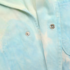1960's U.S.MILITARY COAT, FOOD HANDLER'S COTTON DRILL / OVERDYED ... L