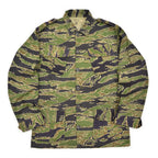 ~1970's VIETNAM WAR ERA OKINAWA TAYLOR-MADE TIGER STRIPE JUNGLE FATIGUE JACKET ...