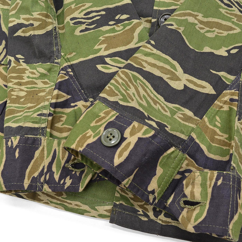 ~1970's VIETNAM WAR ERA OKINAWA TAYLOR-MADE TIGER STRIPE JUNGLE FATIGUE JACKET ...