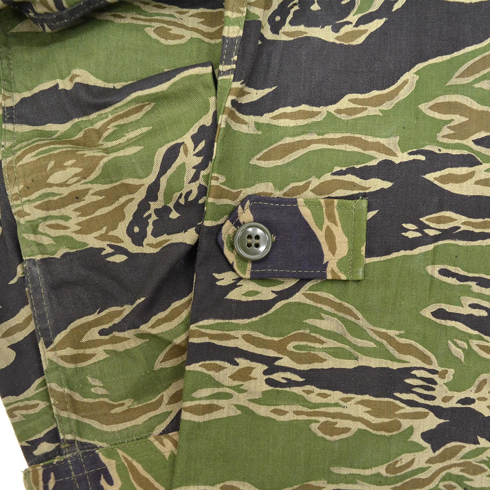 ~1970's VIETNAM WAR ERA OKINAWA TAYLOR-MADE TIGER STRIPE JUNGLE FATIGUE JACKET ...