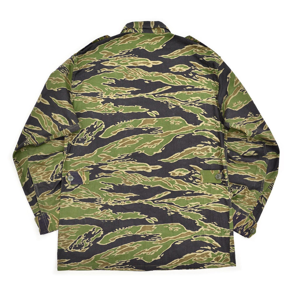 ~1970's VIETNAM WAR ERA OKINAWA TAYLOR-MADE TIGER STRIPE JUNGLE FATIGUE JACKET ...
