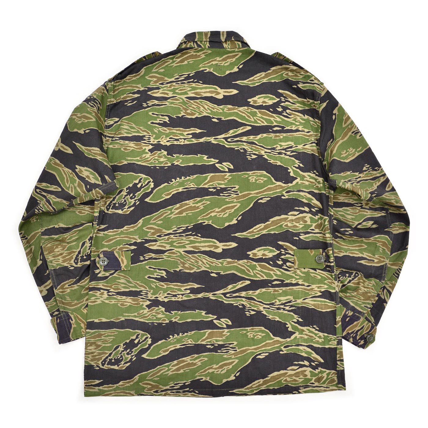 ~1970's VIETNAM WAR ERA OKINAWA TAYLOR-MADE TIGER STRIPE JUNGLE FATIGUE JACKET ...