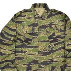 ~1970's VIETNAM WAR ERA OKINAWA TAYLOR-MADE TIGER STRIPE JUNGLE FATIGUE JACKET ...