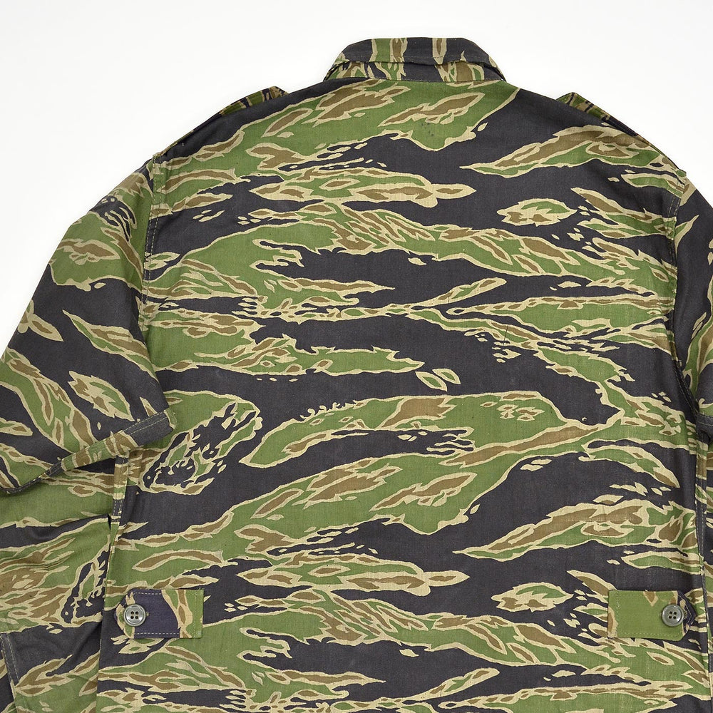 ~1970's VIETNAM WAR ERA OKINAWA TAYLOR-MADE TIGER STRIPE JUNGLE FATIGUE JACKET ...