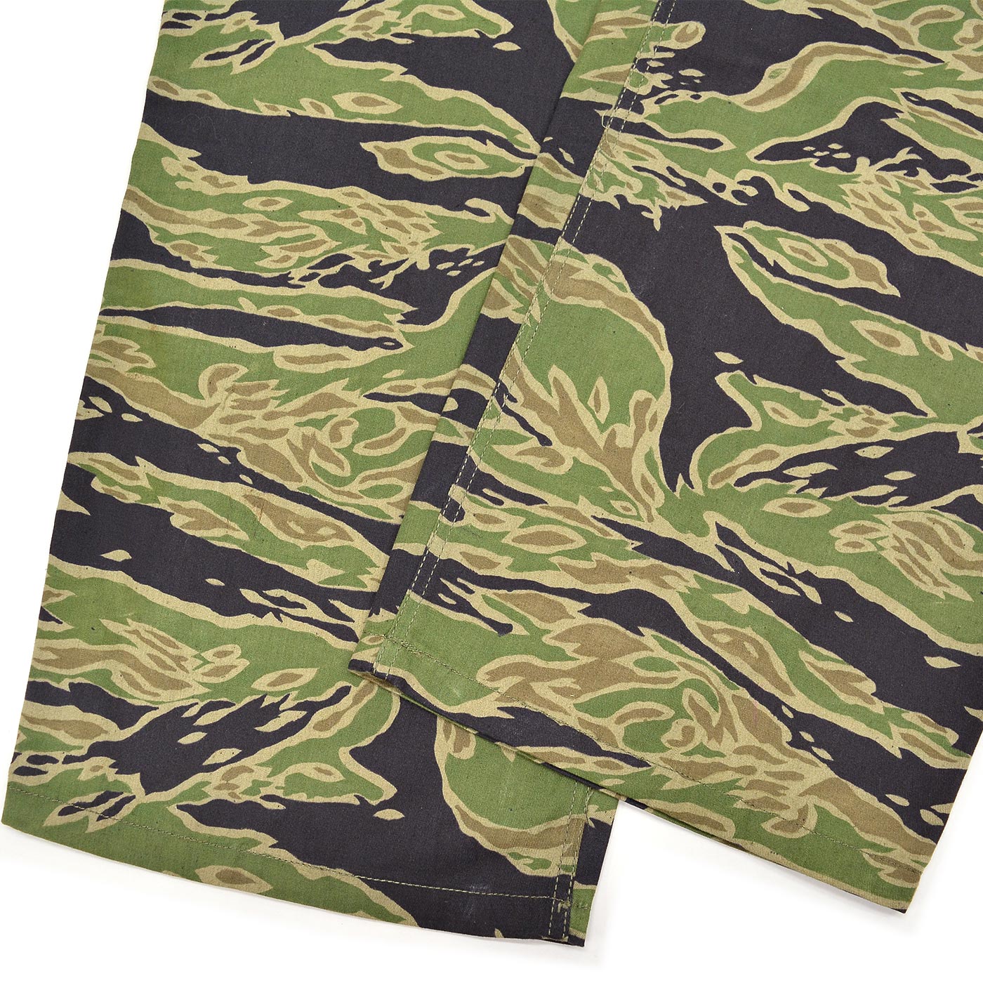~1970's VIETNAM WAR ERA OKINAWA TAYLOR-MADE TIGER STRIPE JUNGLE FATIGUE PANTS ... W33/L30