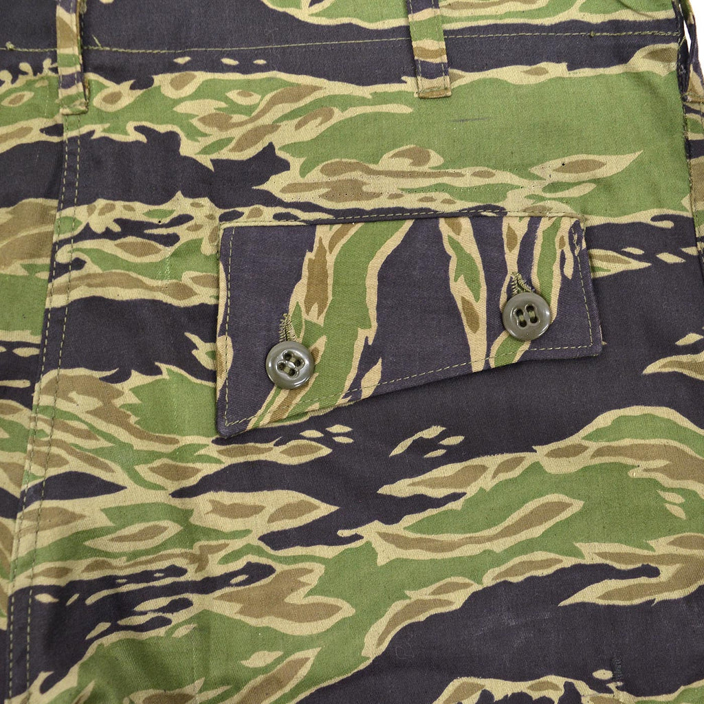 ~1970's VIETNAM WAR ERA OKINAWA TAYLOR-MADE TIGER STRIPE JUNGLE FATIGUE PANTS ... W33/L30