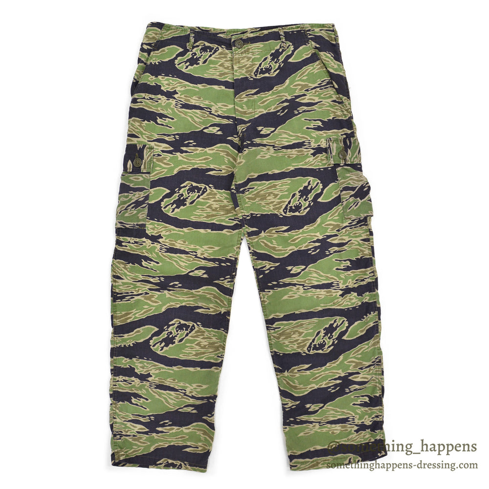 1960s ~ Vietnam Late War Tiger Stripe Pants / Lightweight ... W34/L28