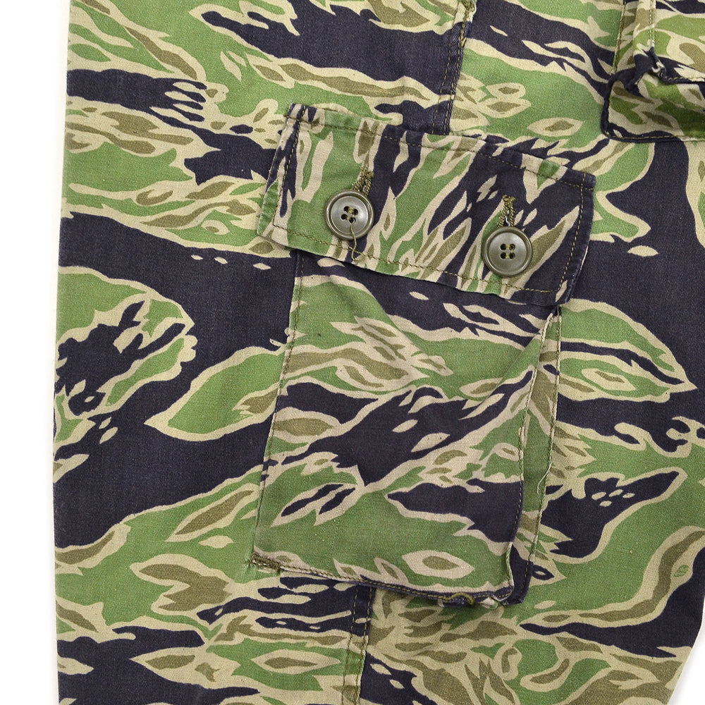 1960s ~ Vietnam Late War Tiger Stripe Pants / Lightweight ... W34/L28