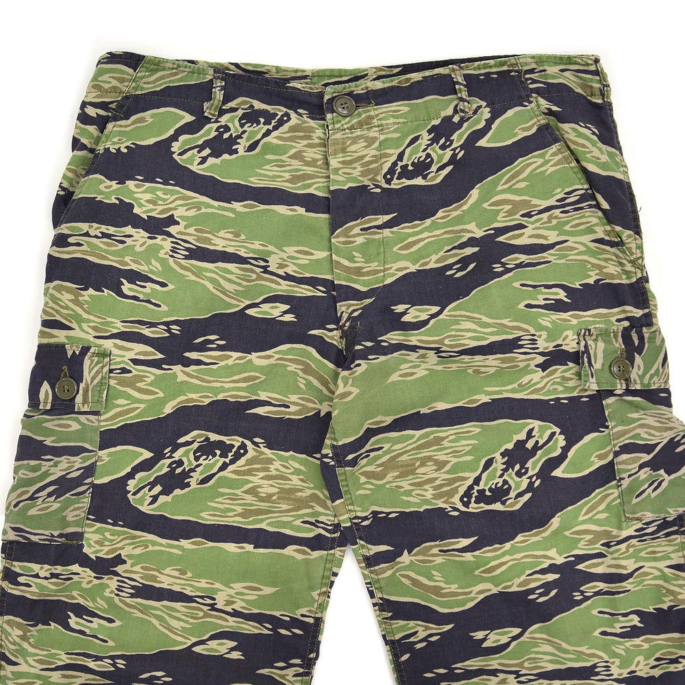 1960s ~ Vietnam Late War Tiger Stripe Pants / Lightweight ... W34/L28