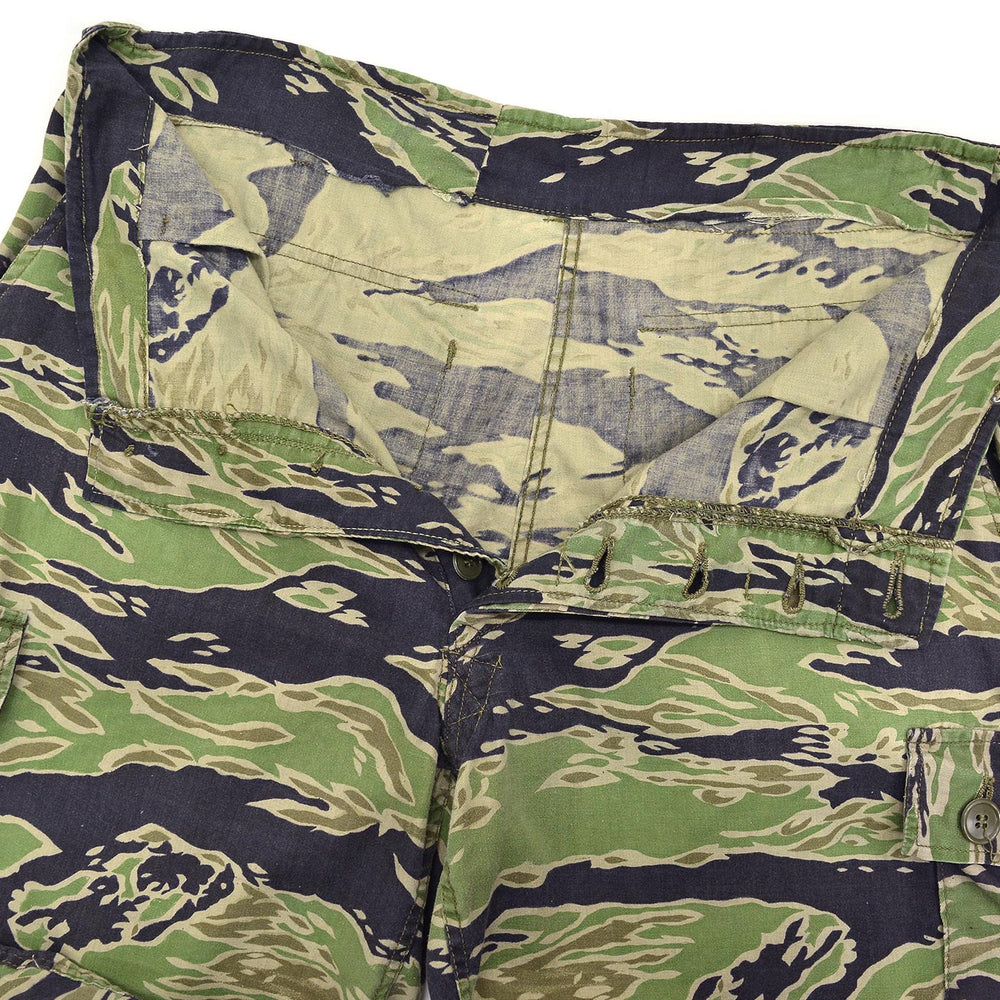 1960s ~ Vietnam Late War Tiger Stripe Pants / Lightweight ... W34/L28