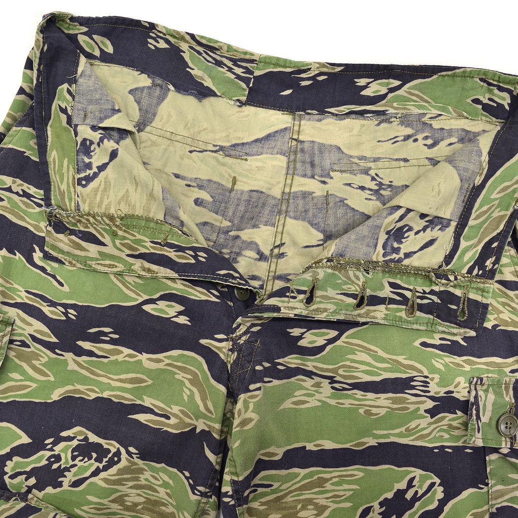 1960's~ VIETNAM LATE WAR TIGER STRIPE PANTS / LIGHT WEIGHT ... W34/L28