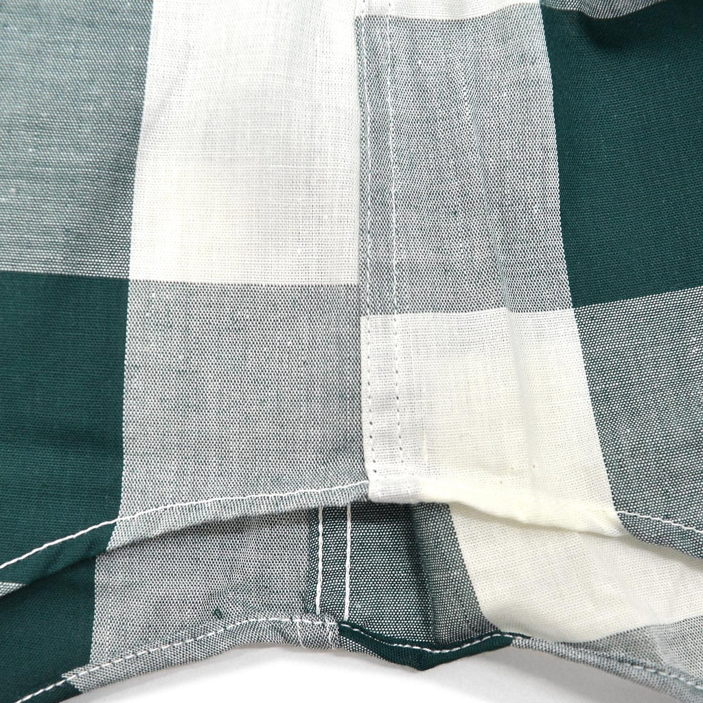 1960's DEADSTOCK PENNEY'S TOWNCRAFT BLOCK PLAID B/D SHIRT ... M