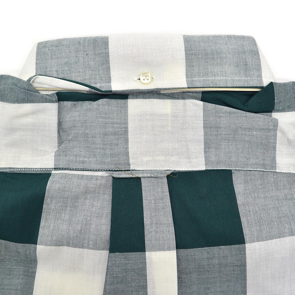 1960's DEADSTOCK PENNEY'S TOWNCRAFT BLOCK PLAID B/D SHIRT ... M
