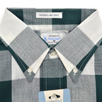 1960's DEADSTOCK PENNEY'S TOWNCRAFT BLOCK PLAID B/D SHIRT ... M