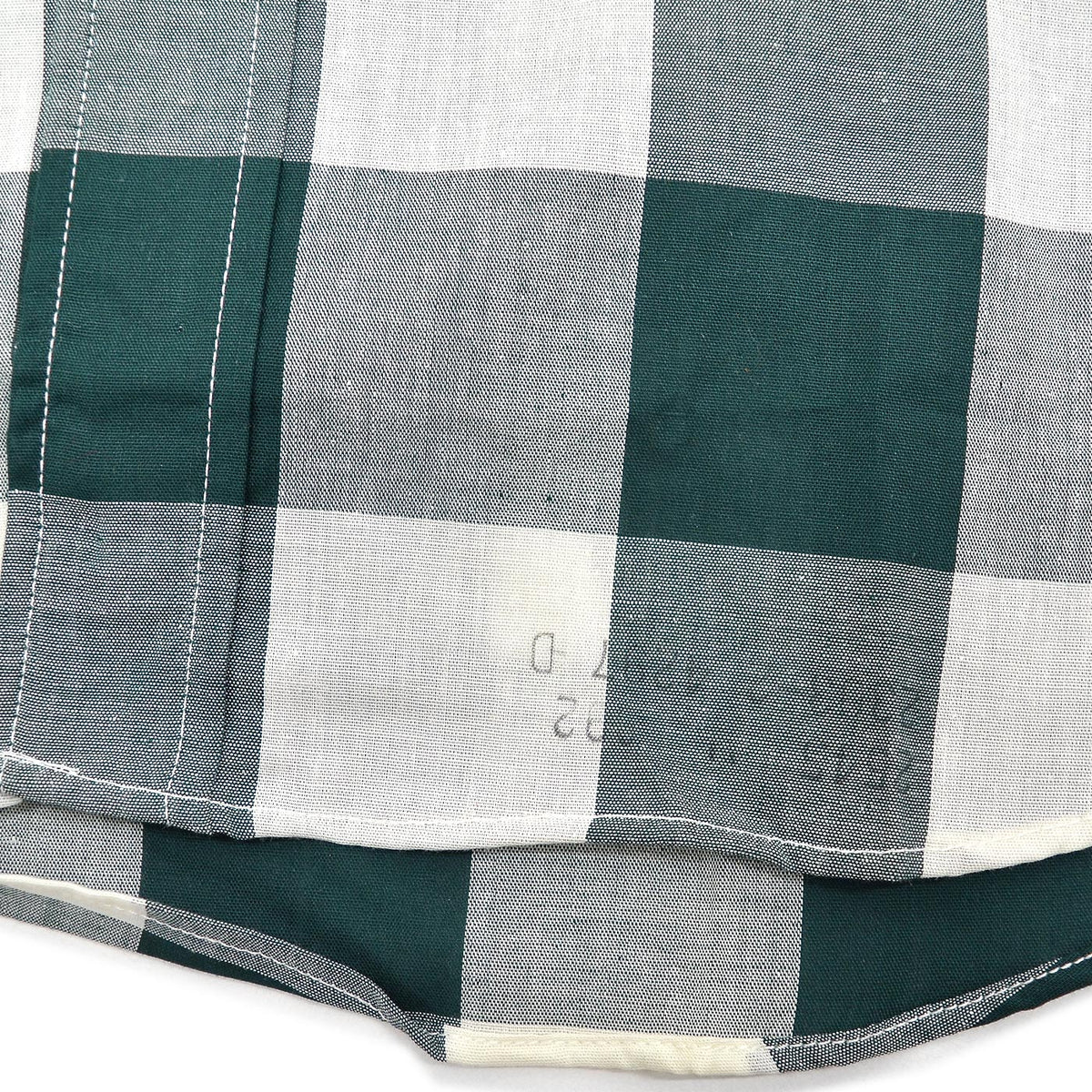 1960's DEADSTOCK PENNEY'S TOWNCRAFT BLOCK PLAID B/D SHIRT ... M