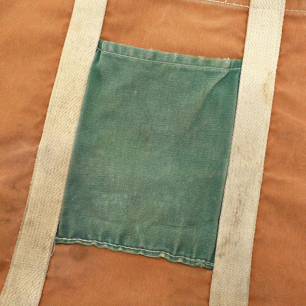 1980's UNKNOWN TWO-TONE CANVAS TOTE BAG / UNUSUAL...