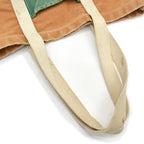 1980's UNKNOWN TWO-TONE CANVAS TOTE BAG / UNUSUAL...