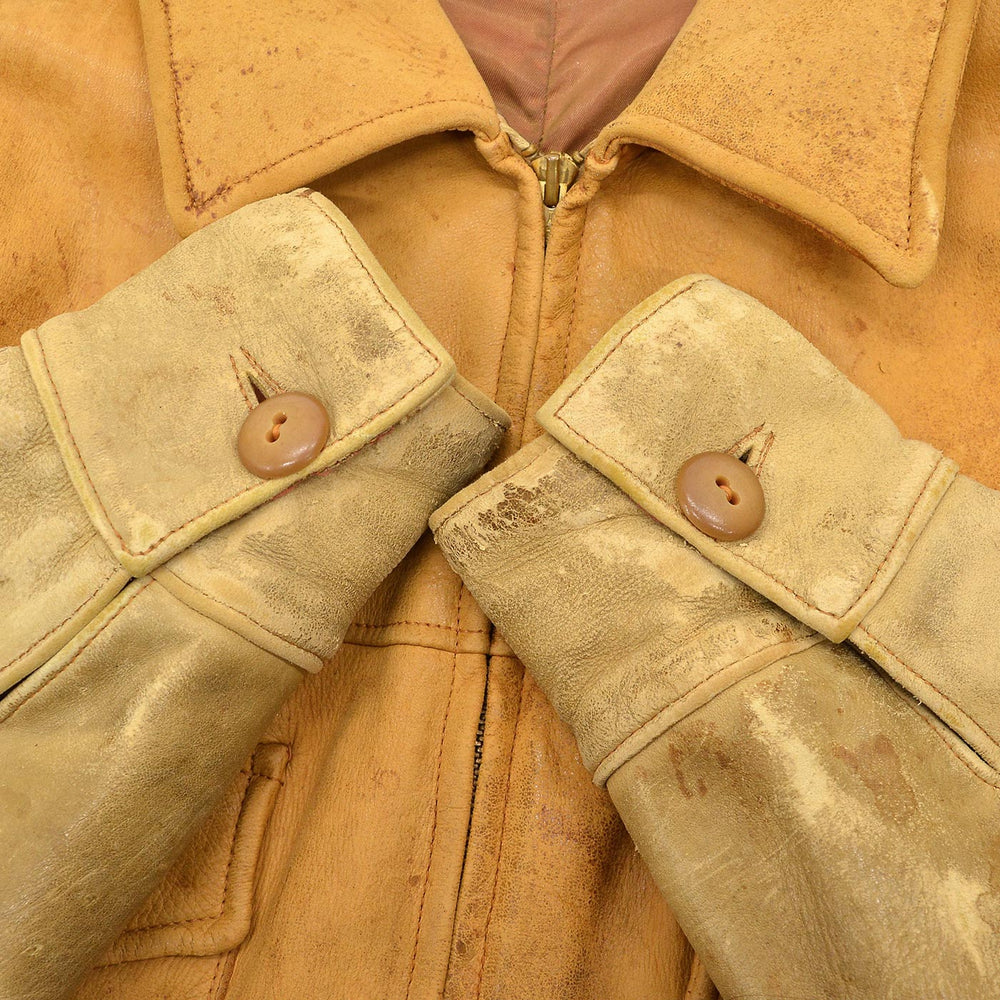 1950s~ TWO-TONE DEERSKIN LEATHER SPORT JACKET ...